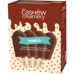 Photo of The Cashew Creamery Multipack Ice Cream Vanilla 4 Pack