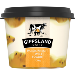 Photo of Gippsland Dairy Passionfruit Twist Yogurt