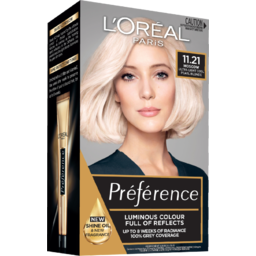 Photo of L'oréal Préférence Permanent Hair Colour - 11.21 Ultra Light (Intense, Fade-Defying Colour) 