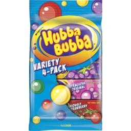 Photo of Wrigleys Hubba Bubba Variety 4 Pack