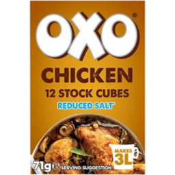 Photo of Oxo Reduced Salt Chicken Stock Cubes