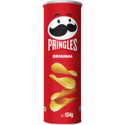 Photo of Pringles Original Ready Salted Stacked Potato Chips 134g