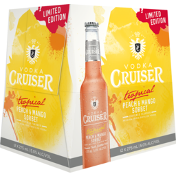 Photo of Cruiser 5% Peach & Mango 12x275ml Bottles