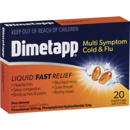 Photo of Dimetapp® Multi Symptom Cold & Flu 20 Pack 