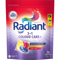 Photo of Radiant 3 In 1 Colour Care Laundry Liquid Capsules 28 Pack