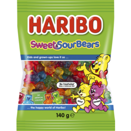 Photo of Confectionery, Haribo Sweet & Sour Bears 140 gm