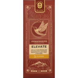 Photo of Hummingbird Special Reserve Elevate Fair Trade Organic Fresh Plunger Grind Coffee 200g