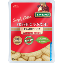 Photo of San Remo Fresh Gnocchi Traditional 375g