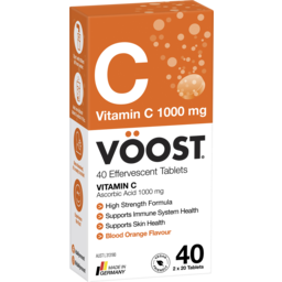 Photo of Voost Vöost Vitamin C Blood Orange Effervescent Tablets 40 Pack 40.0x