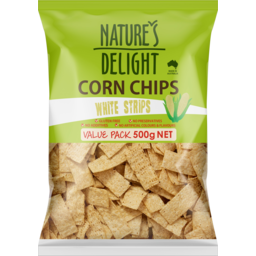 Photo of Natures Delight White Strips Corn Chips 500g