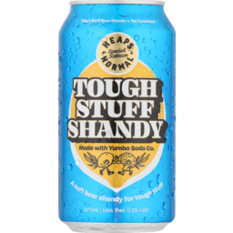 Photo of Heaps Normal Tough Stuff Shandy with Yumbo Soda Can