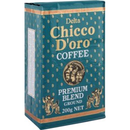 Photo of Delta Chicco Doro Premium Blend Ground Coffee 200g