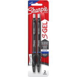 Photo of Sharpie S-Gel Blue Pen 2pk