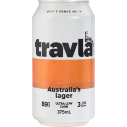Photo of Travla Mid-Strength Lager Beer Single