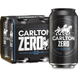 Photo of Cartlon Zero Carlton Zero 0.0% Non Alcoholic Beer Cans Multipack 4 Pack