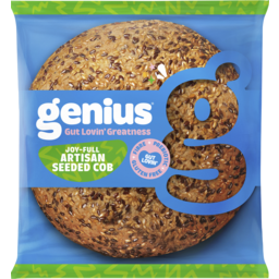 Photo of Genius Gluten Free Artisan Seeded Cob 385gm