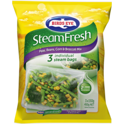 Photo of Birds Eye SteamFresh Peas Bean Corn & Broccoli Mix 3 Pack