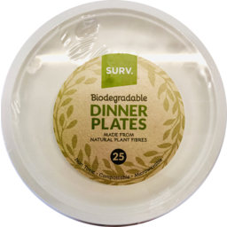 Photo of Surv Bio Dinner Plate 26cm 25pc