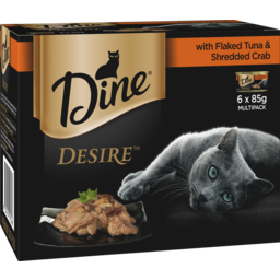 Photo of Dine Desire With Flaked Tuna & Shredded Crab Pack 6.0x85g