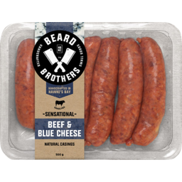 Photo of Beard Bros Beef Blue Cheese 500g