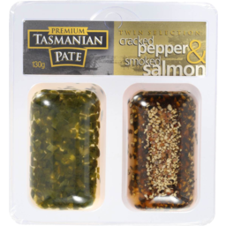 Photo of Tasmanian Premium Twin Selection Cracked Pepper & Smoked Salmon Pate