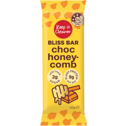 Photo of Keep It Cleaner Choc Honeycomb Bliss Bar 40g