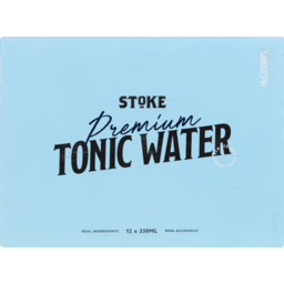 Photo of Stoke Tonic Water Cans 330ml Cans 12 Pack