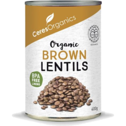 Photo of Ceres Brown Lentils 400g
