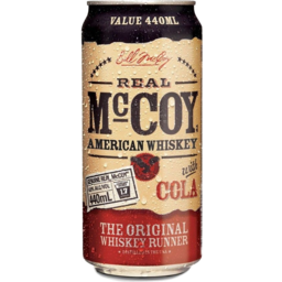 Photo of Real Mccoy & Cola Can