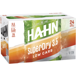 Photo of Hahn Super Dry 3.5% Stubbies