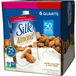 Photo of Silk Almond Original Unsweetened Milk