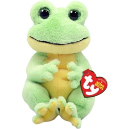 Photo of Ty Beanie Babies Green Frog Ea