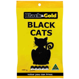 Photo of Black & Gold Black Cats 200gm