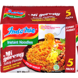 Photo of Indomie Mi Goreng Satay Instant Noodles 5x80g