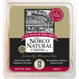 Photo of Norco Cheese Natural Slices 250gm