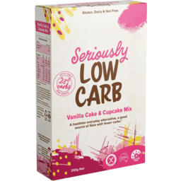 Photo of Seriously Low Carb Vanilla Cake And Cupcake Mix 250g