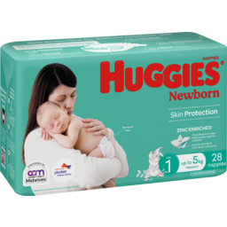 Photo of Huggies Newborn Nappies Size 1 (Up To )
