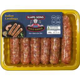 Photo of Slape And Sons Sausages Italian Casalinga 480gm