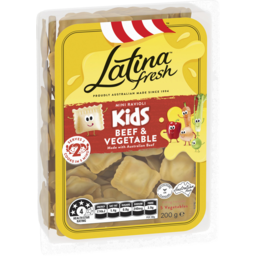 Photo of Latina Fresh Kids Mini Ravioli Pasta Beef & Vegetable 200g