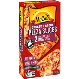 Photo of McCain Cheese & Bacon Pizza Slices 600g