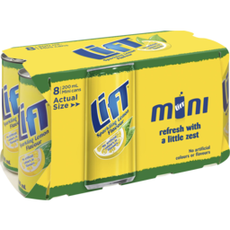 Photo of Lift Sparkling Lemon Mini Refreshment Cans
