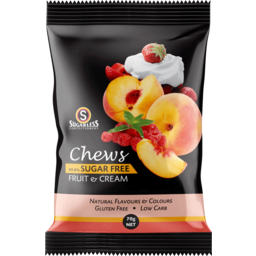 Photo of Sugarless Confectionery Co Fruit & Cream Chews 70g
