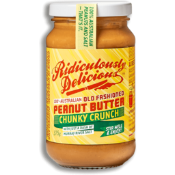 Photo of Ridiculously Delicious Peanut Butter Chunky 375g
