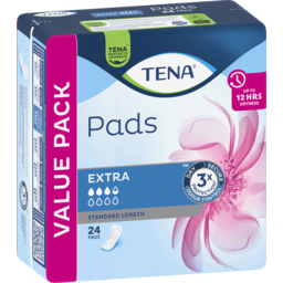 Photo of Tena Pads Extra Standard Length 24 Pack