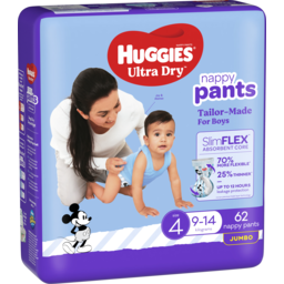 Photo of Huggies Ultra Dry Nappy Pants Size 62.0x4