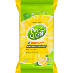 Photo of Pine O Cleen Disinfectant Multipurpose Wipes Lemon & Lime 45 Pack 