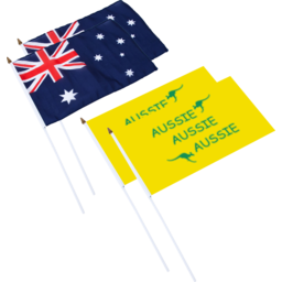 Photo of Aus/Day Hand Flag 2pk 2pk