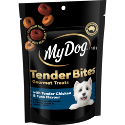 Photo of My Dog Adult Dog Treats With Tender Chicken & Tuna Flavour 100g