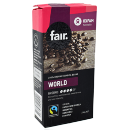 Photo of Oxfam Fair World Blend Ground Coffee