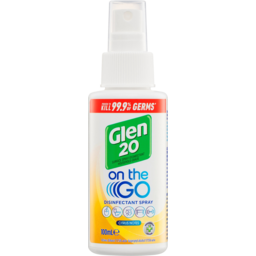 Photo of Glen 20 Citrus Notes On The Go Disinfectant Spray 100ml